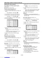 Preview for 50 page of Mitsubishi Electric DLP UD8900U User Manual