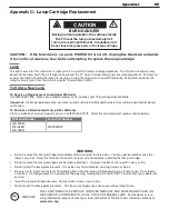 Preview for 99 page of Mitsubishi Electric DLP WD-57831 Owner'S Manual