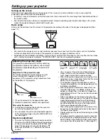 Preview for 10 page of Mitsubishi Electric DLP WD2000 User Manual