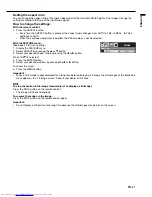 Preview for 21 page of Mitsubishi Electric DLP WD2000 User Manual