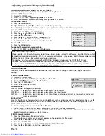 Preview for 26 page of Mitsubishi Electric DLP WD2000 User Manual