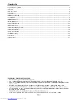 Preview for 3 page of Mitsubishi Electric DLP WD570U User Manual