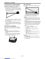 Preview for 11 page of Mitsubishi Electric DLP WD570U User Manual