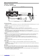 Предварительный просмотр 14 страницы Mitsubishi Electric DLP WD720U User Manual