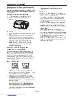 Предварительный просмотр 16 страницы Mitsubishi Electric DLP WD720U User Manual