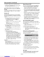 Предварительный просмотр 18 страницы Mitsubishi Electric DLP WD720U User Manual