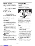 Предварительный просмотр 19 страницы Mitsubishi Electric DLP WD720U User Manual