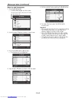 Предварительный просмотр 22 страницы Mitsubishi Electric DLP WD720U User Manual