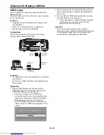 Предварительный просмотр 39 страницы Mitsubishi Electric DLP WD720U User Manual