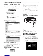 Предварительный просмотр 44 страницы Mitsubishi Electric DLP WD720U User Manual