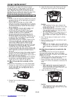 Предварительный просмотр 51 страницы Mitsubishi Electric DLP WD720U User Manual