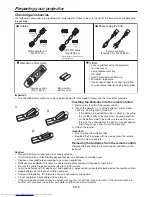 Preview for 6 page of Mitsubishi Electric DLP WD8200U User Manual