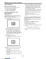 Preview for 12 page of Mitsubishi Electric DLP WD8200U User Manual