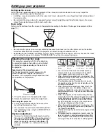 Preview for 10 page of Mitsubishi Electric DLP XD1000U User Manual