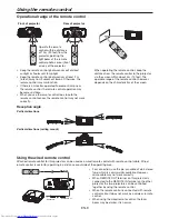 Preview for 9 page of Mitsubishi Electric DLP XD3200U User Manual