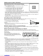 Preview for 11 page of Mitsubishi Electric DLP XD3200U User Manual