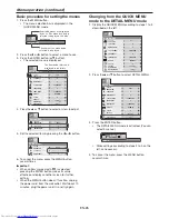 Preview for 26 page of Mitsubishi Electric DLP XD3200U User Manual