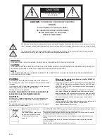 Preview for 2 page of Mitsubishi Electric DLP XD435U-G User Manual