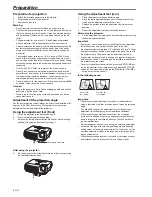 Preview for 12 page of Mitsubishi Electric DLP XD435U-G User Manual