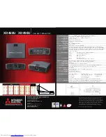 Preview for 2 page of Mitsubishi Electric DLP XD460U Specification Sheet