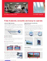 Preview for 4 page of Mitsubishi Electric DLP XD8100U Brochure & Specs