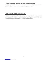 Preview for 6 page of Mitsubishi Electric DLP XD8100U Service Manual