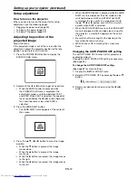 Предварительный просмотр 12 страницы Mitsubishi Electric DLP XD8100U User Manual