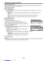 Предварительный просмотр 30 страницы Mitsubishi Electric DLP XD8100U User Manual