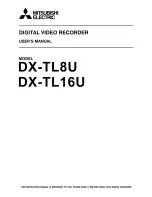 Preview for 1 page of Mitsubishi Electric DX-TL16U User Manual