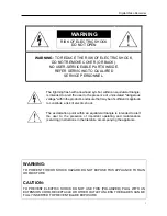 Preview for 3 page of Mitsubishi Electric DX-TL16U User Manual