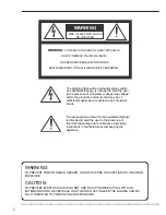 Preview for 2 page of Mitsubishi Electric DX-TL2500U Installation And Operation Manual