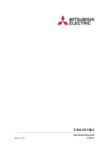 Mitsubishi Electric E1061 Installation Manual предпросмотр