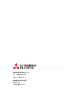 Preview for 25 page of Mitsubishi Electric e1101 Installation Manual