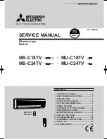 Mitsubishi Electric -E1WH Service Manual предпросмотр