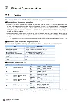 Preview for 13 page of Mitsubishi Electric E820S Instruction Manual (Communication