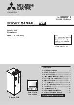 Preview for 1 page of Mitsubishi Electric ecodan EHPT20Q-VM2EA Service Manual