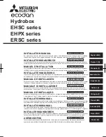 Preview for 1 page of Mitsubishi Electric ECODAN EHPX Series Installation Manual