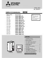 Preview for 1 page of Mitsubishi Electric ecodan EHPX-VM2C Service Manual