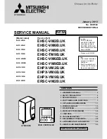 Mitsubishi Electric ecodan EHSC-TM9B Service Manual preview