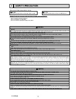 Preview for 3 page of Mitsubishi Electric ecodan EHSC-TM9B Service Manual