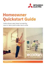 Mitsubishi Electric Ecodan Quick Start Manual preview