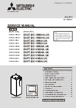 Mitsubishi Electric EHPT20X-VM2HA Service Manual preview