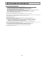 Предварительный просмотр 63 страницы Mitsubishi Electric EHSC-VM6A Service Manual