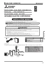 Preview for 108 page of Mitsubishi Electric EHWT17D-MHEDW Data Book