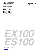 Mitsubishi Electric ES100U User Manual предпросмотр