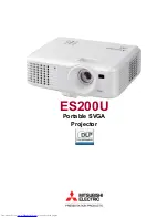 Предварительный просмотр 1 страницы Mitsubishi Electric ES200U Specifications