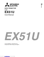 Mitsubishi Electric EX51U User Manual preview