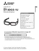 Preview for 15 page of Mitsubishi Electric EY-3DGS-1U User Manual