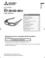 Mitsubishi Electric EY-3DGS-80U User Manual preview