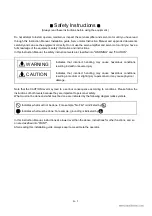 Preview for 2 page of Mitsubishi Electric EZMOTION MR-E Super MR-E-10A-QW003 Instruction Manual